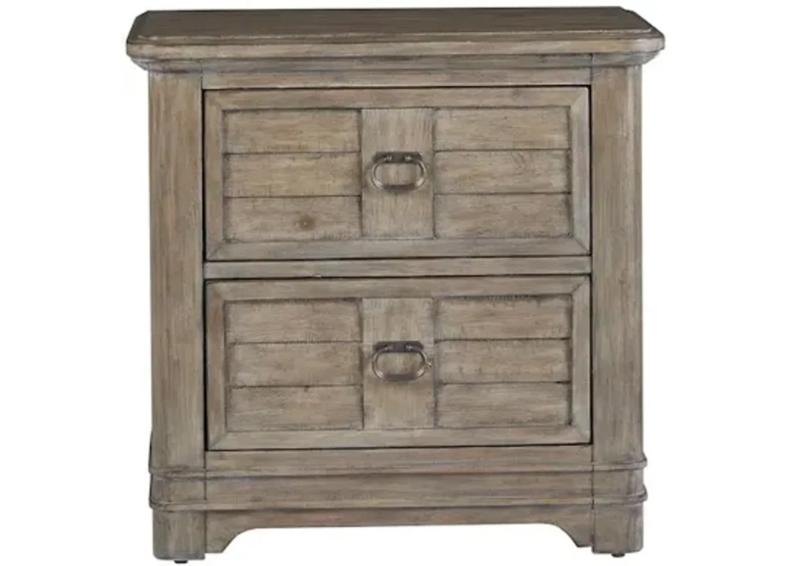 Meadowbrook 2-Drawer Nightstand - Sand