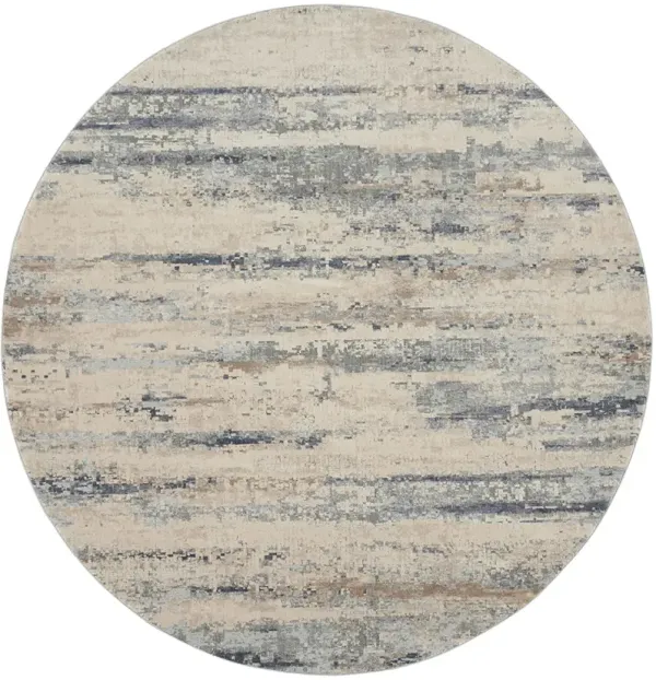 Rustic Textures RUS04 Beige/Gray 7'10" x 10'6" Rug