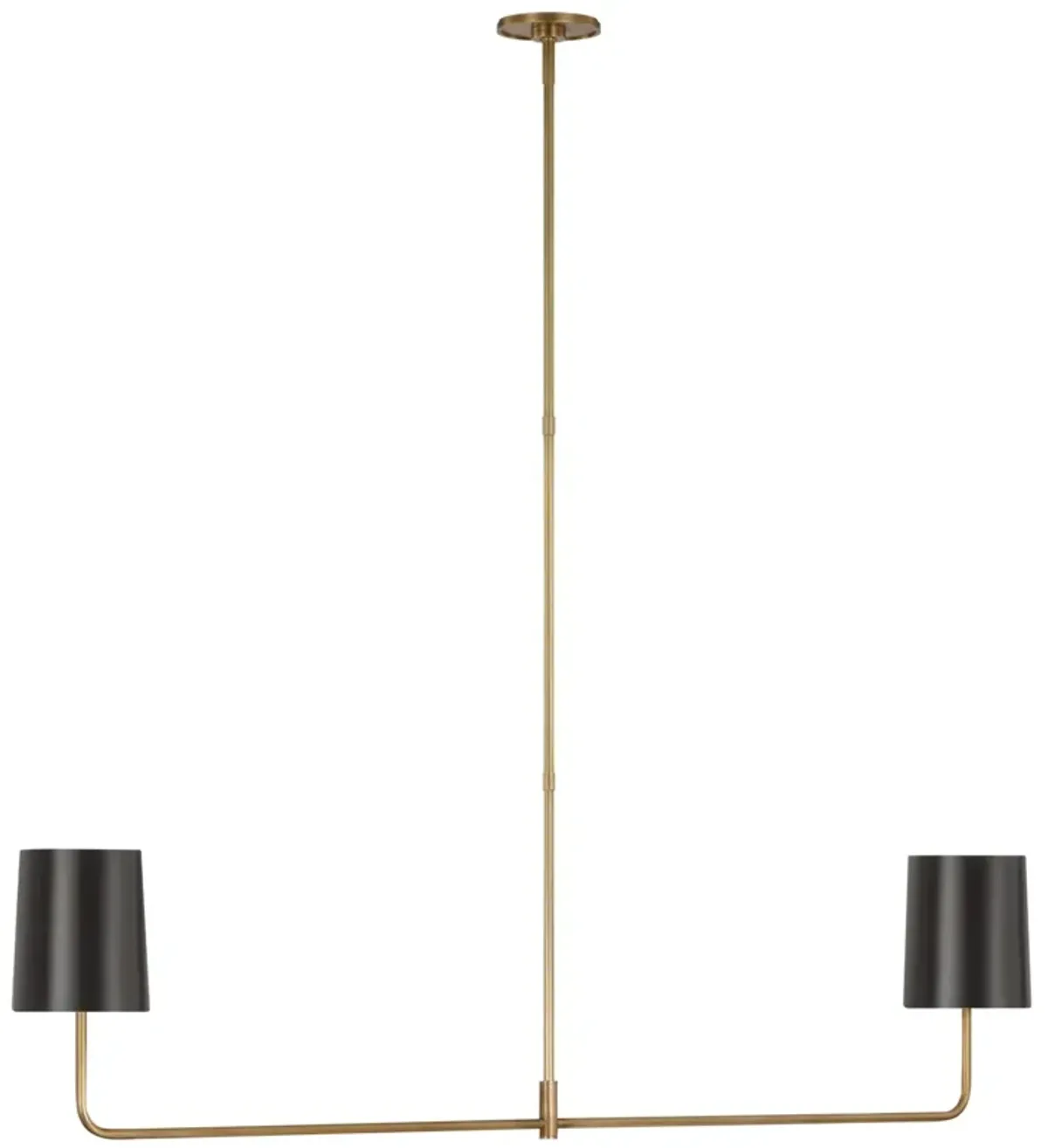 Go Lightly 54" Two Light Chandelier