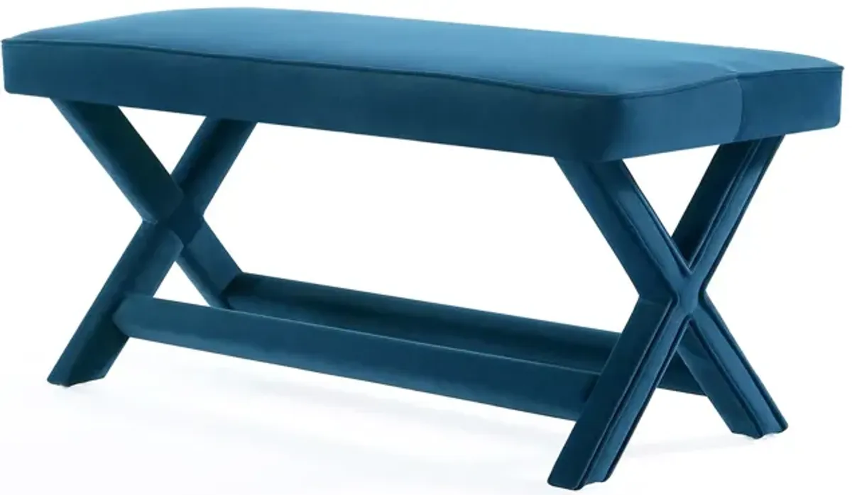 Abigail Blue Double Bench