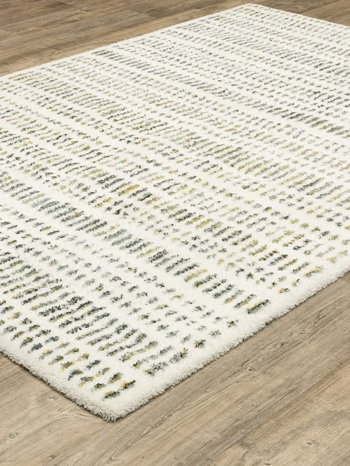 Galileo 5'3" x 7'6" Ivory Rug