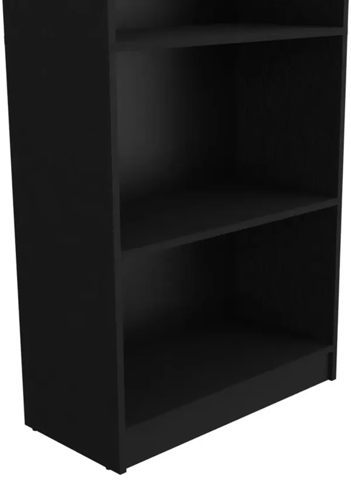 Bookcase 4-Shelves Benzoni, Office, Black