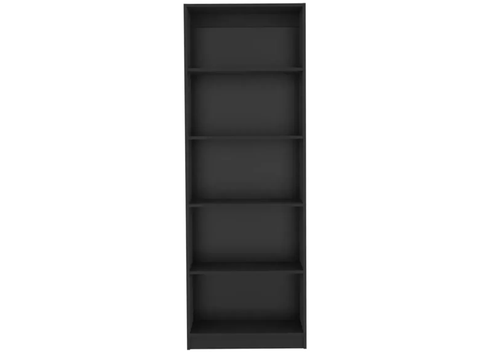 Bookcase 4-Shelves Benzoni, Office, Black