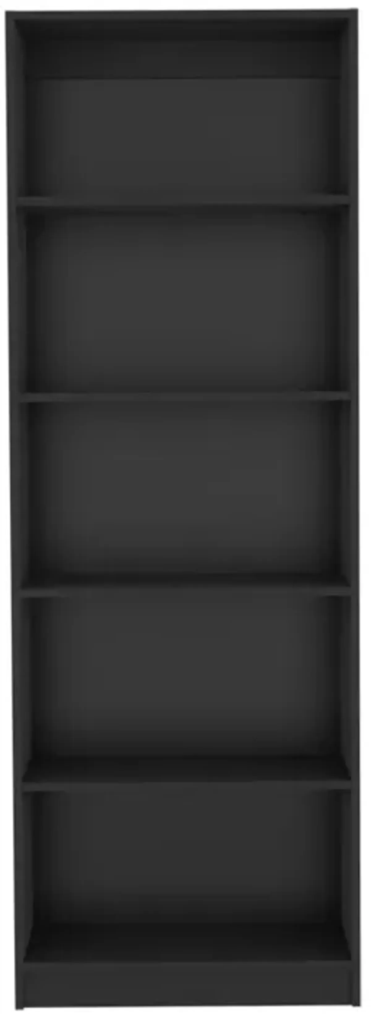 Bookcase 4-Shelves Benzoni, Office, Black