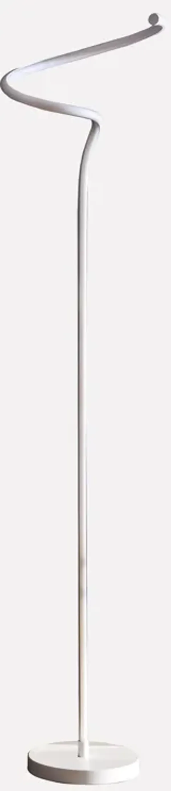 Hivvago 51" White LED Novelty Floor Lamp With White