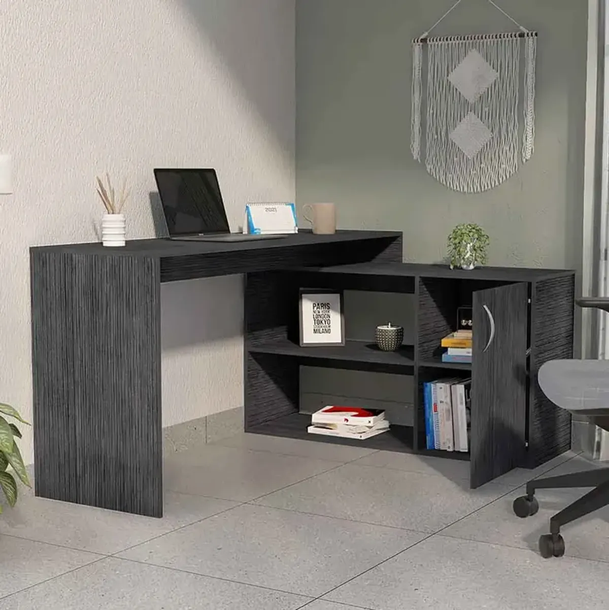 Dallas L-Shaped Home Office Desk