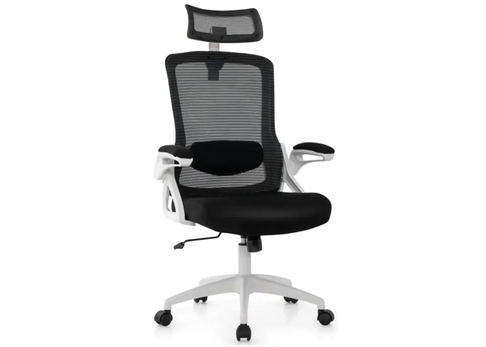 Hivvago Adjustable Swivel Task Chair Ergonomic Office Chair with Adjustable Lumbar Support