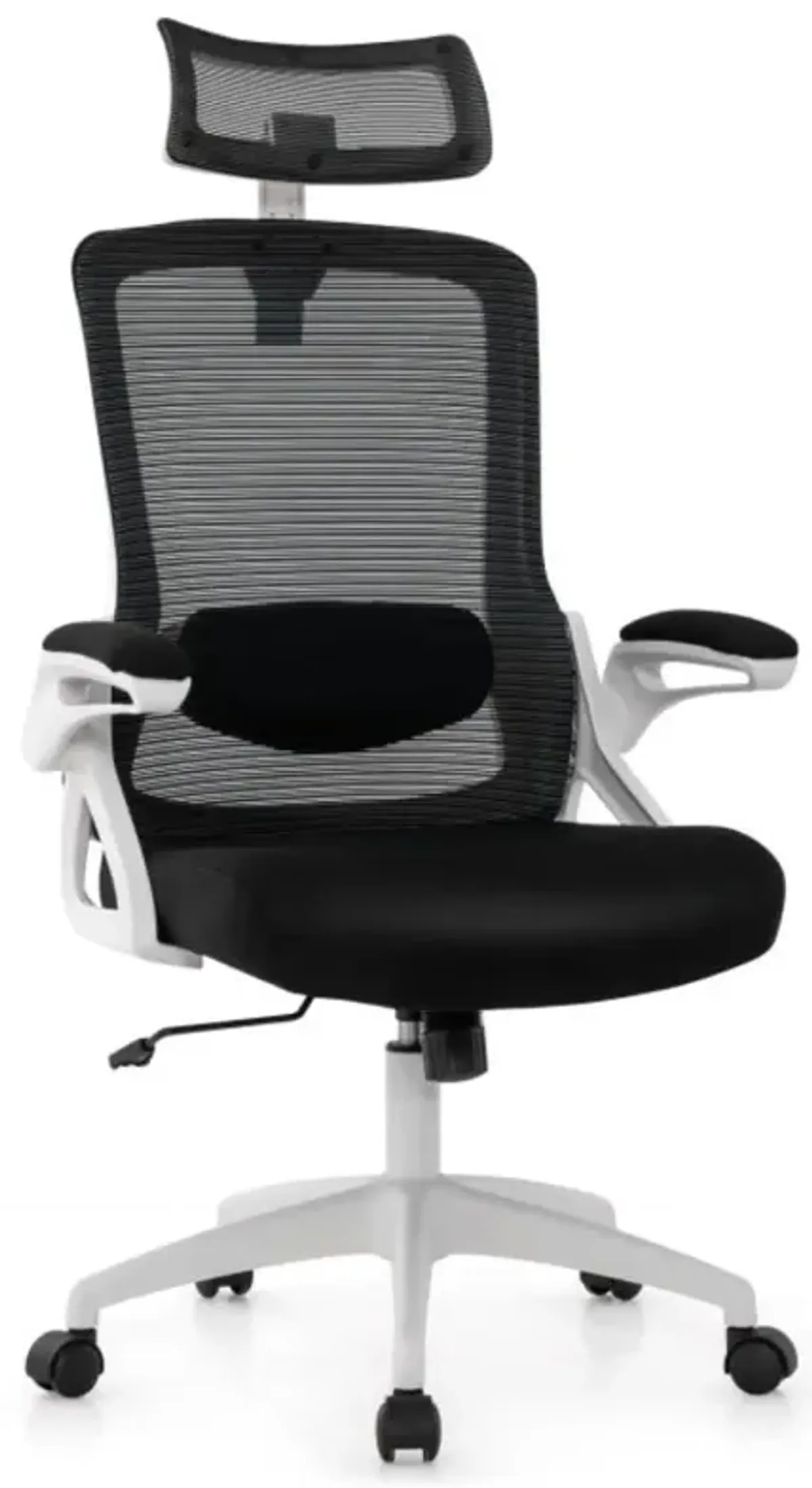 Hivvago Adjustable Swivel Task Chair Ergonomic Office Chair with Adjustable Lumbar Support