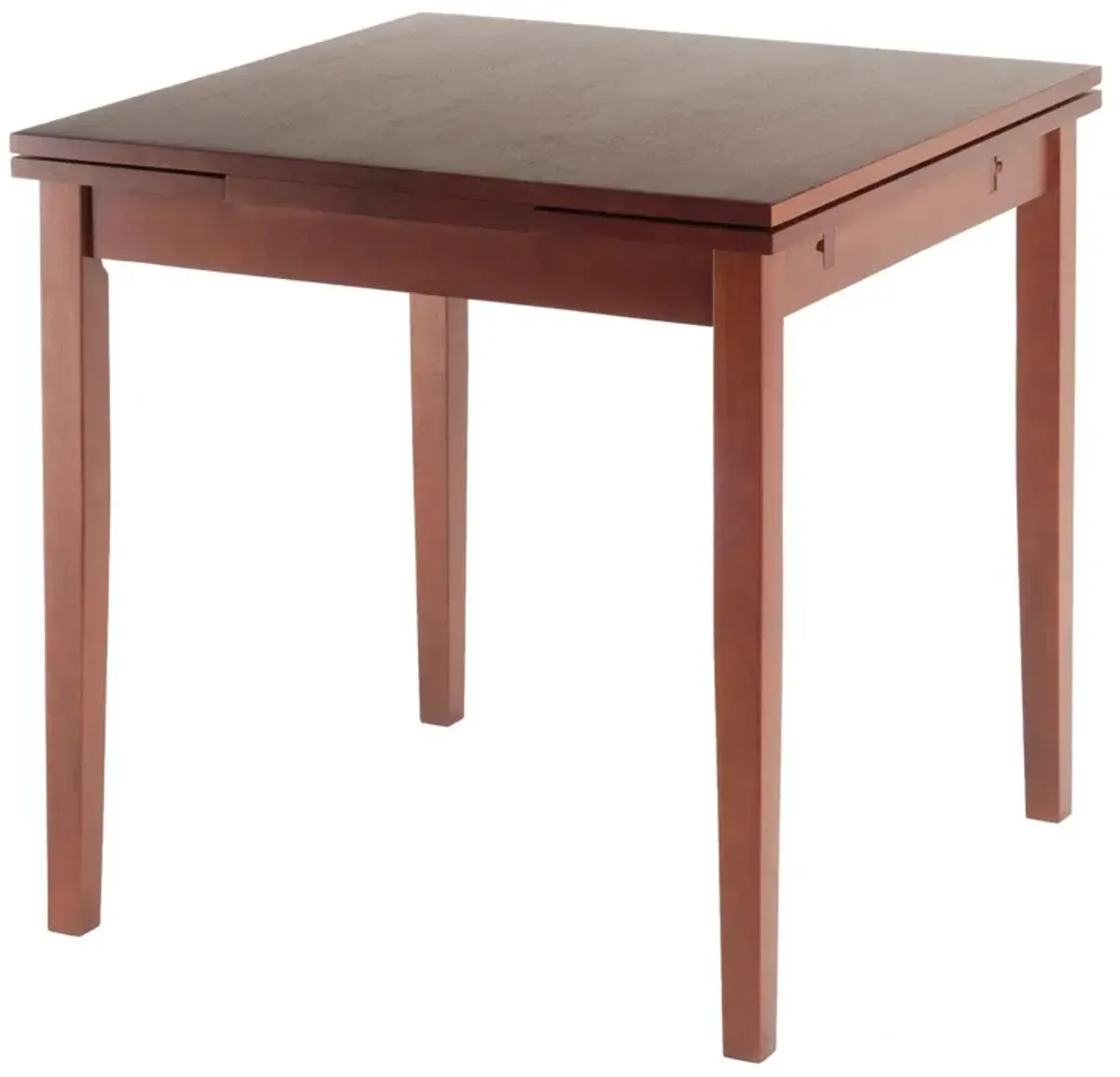 Yardlio Pulman Extension Table: Solid Wood, Walnut Finish, Easily Extendable, Compact