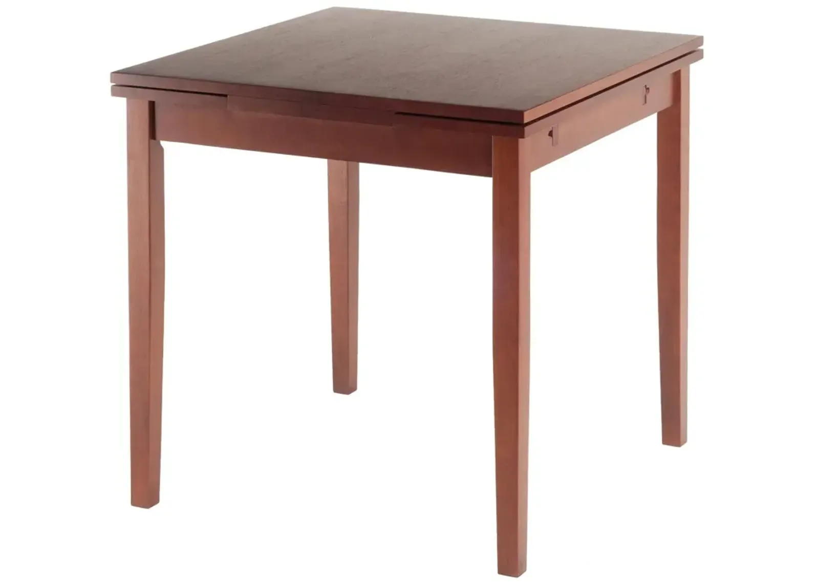 Yardlio Pulman Extension Table: Solid Wood, Walnut Finish, Easily Extendable, Compact