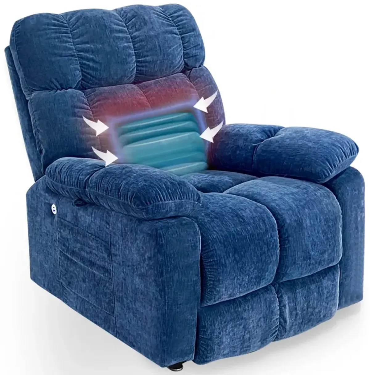 Electric Power Lift Recliner Chair for Elderly with Massage and Heating