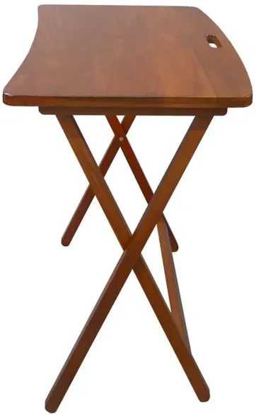 Arizona Folding Table with Solid American Gum - Sweet Oak