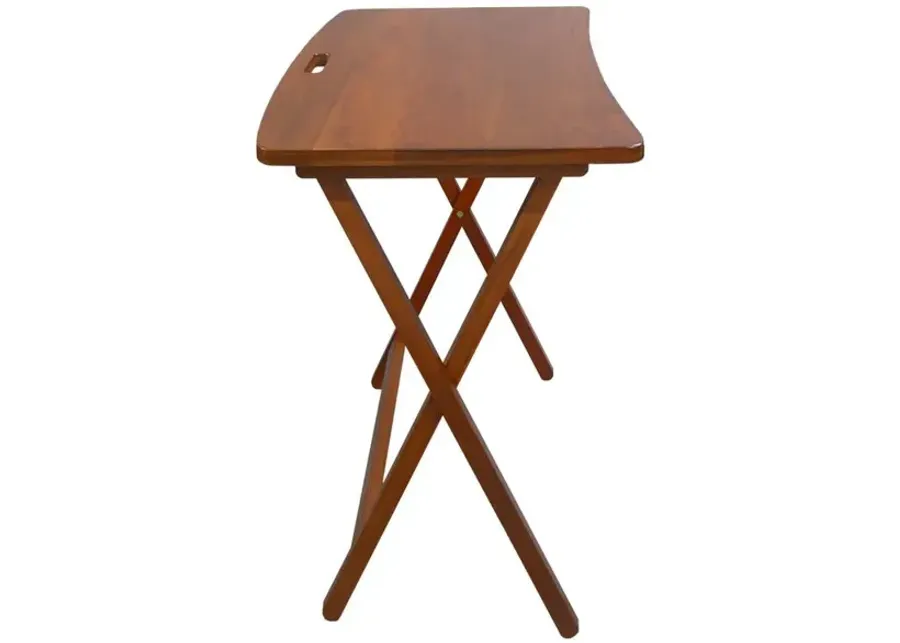 Arizona Folding Table with Solid American Gum - Sweet Oak