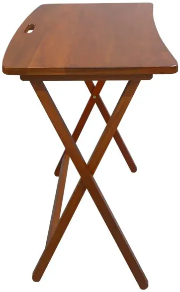 Arizona Folding Table with Solid American Gum - Sweet Oak