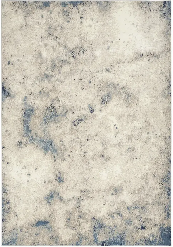 CK022 Infinity IFN05 Ivory/Gray/Blue 6' x 9' Rug