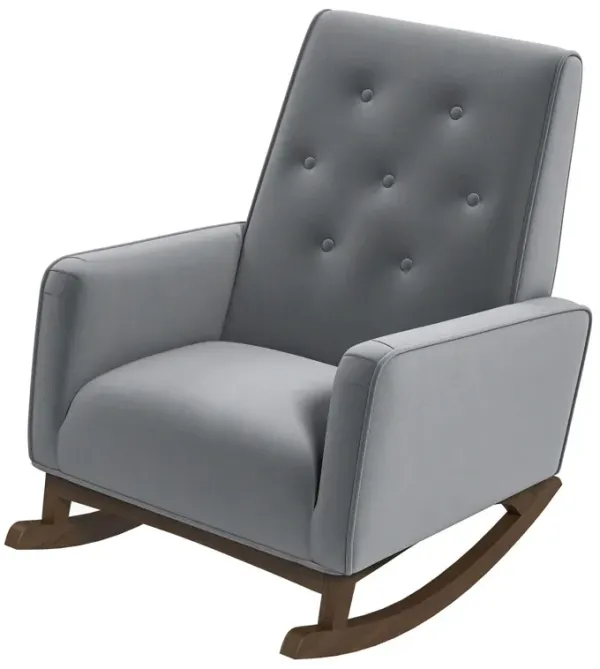 Merax Solid Wood Accent Rocking Chair