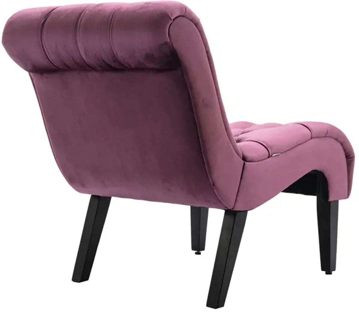 Merax Modern Velvet Armless Accent Chair