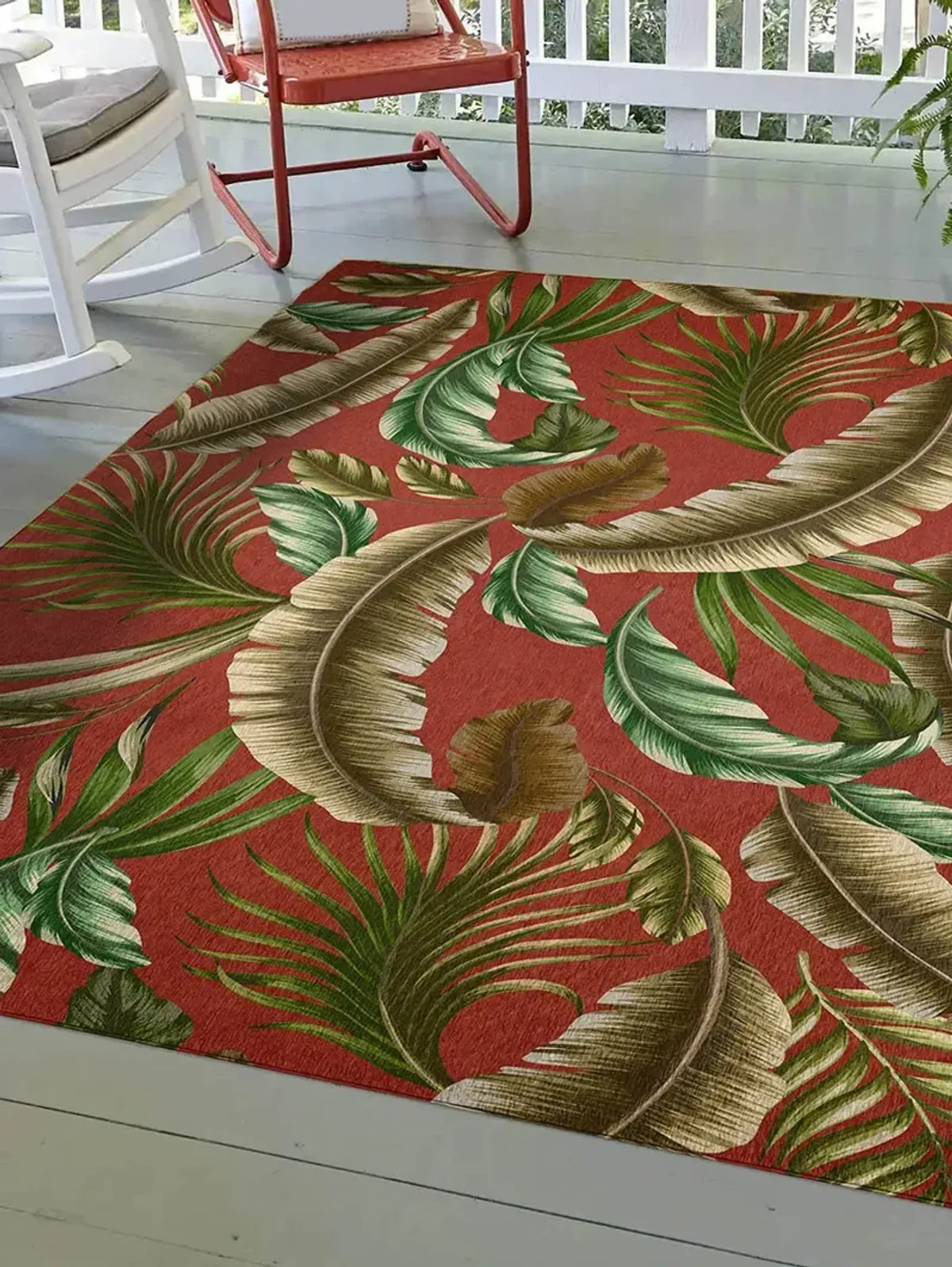 Tropics TC1 Paprika 9' x 12' Rug