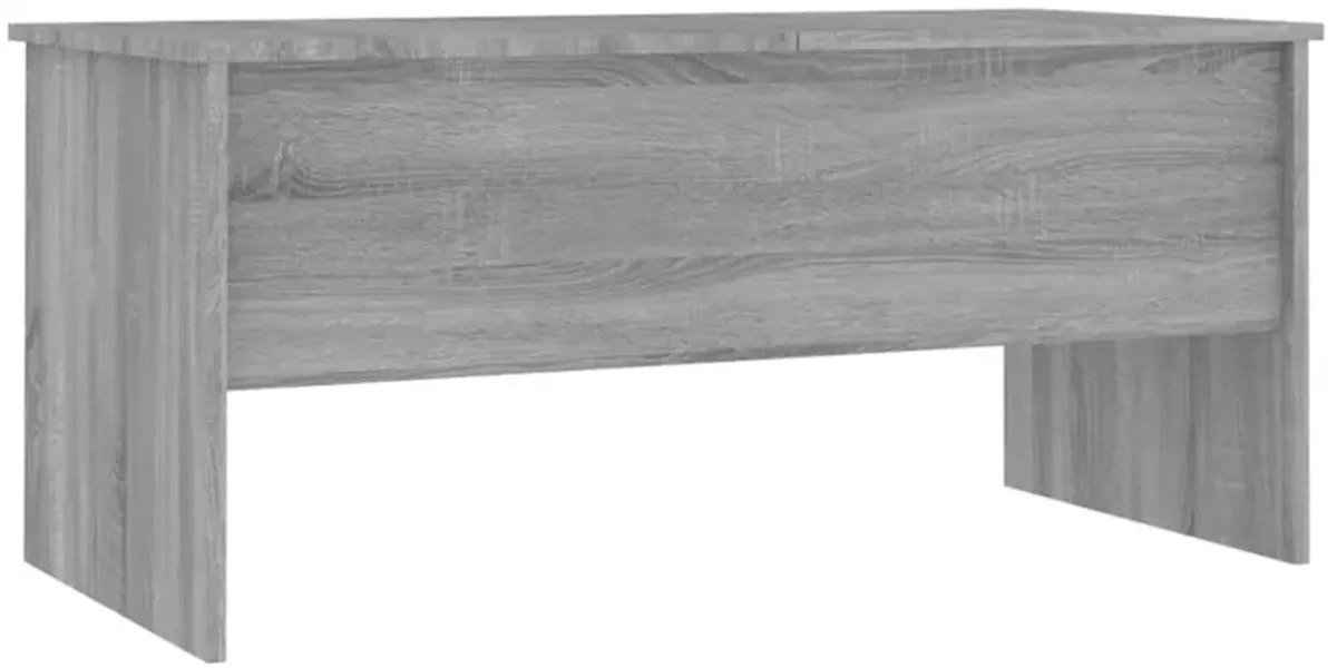 Coffee Table Gray Sonoma 40.2"x19.9"x18.3" Engineered Wood