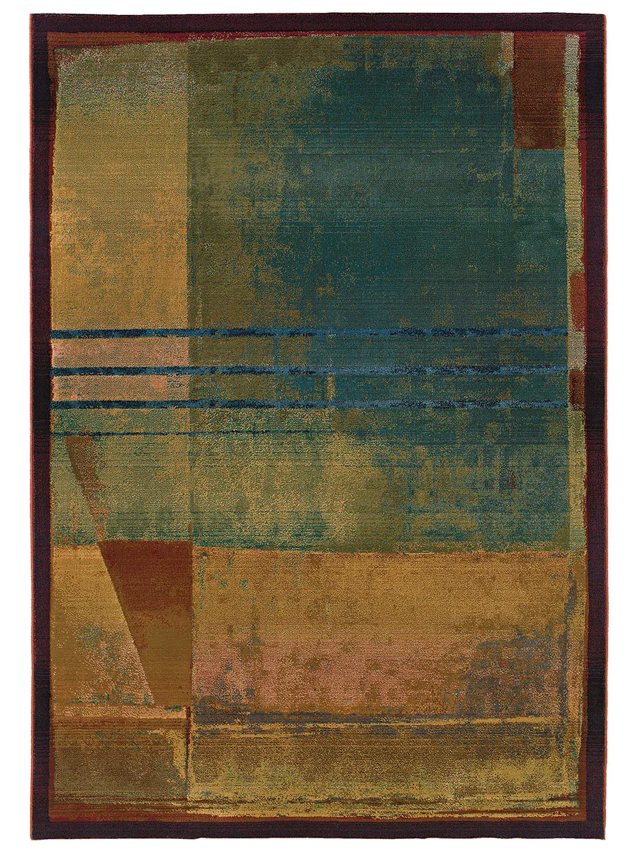 Kharma II 4' x 5'9" Red Rug