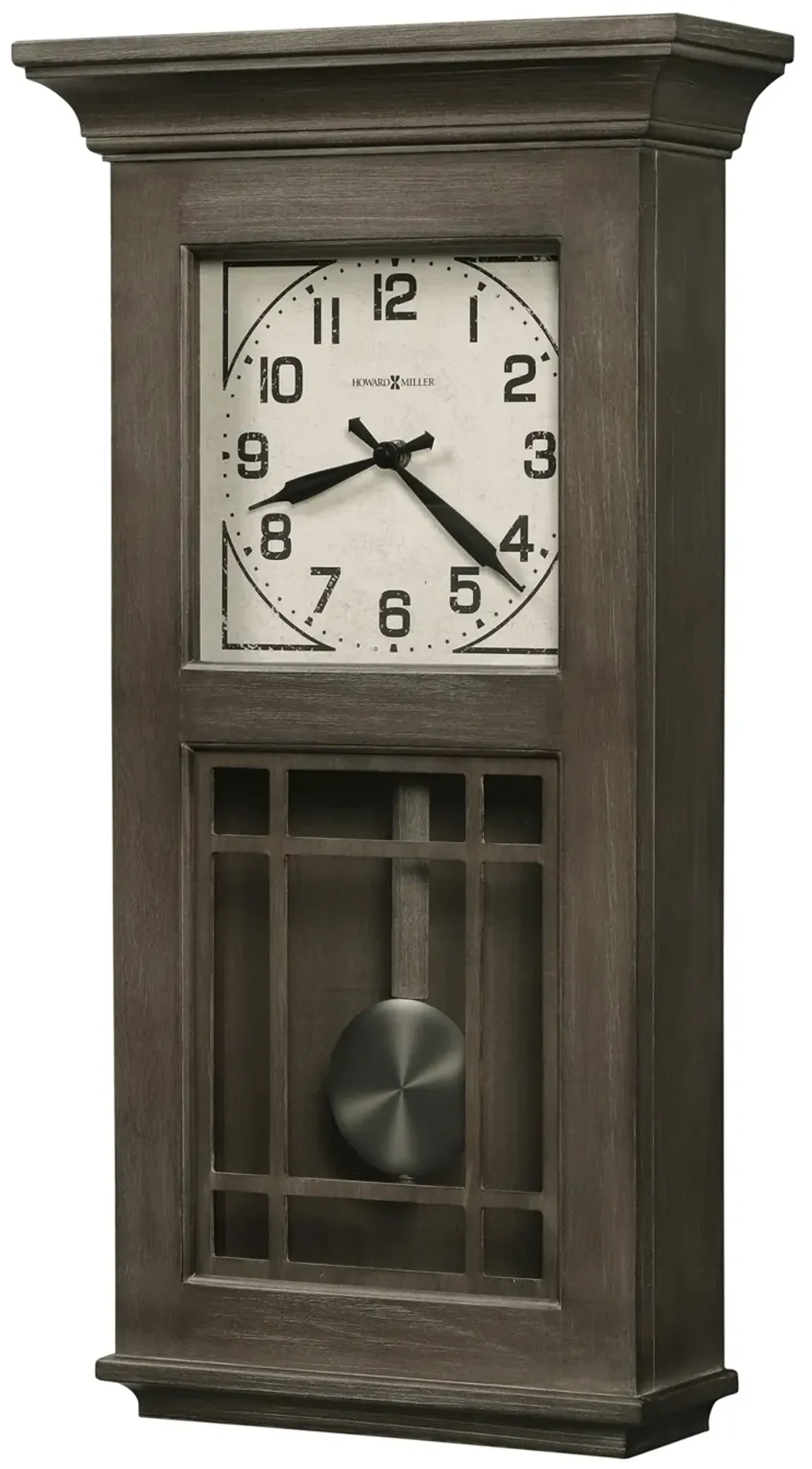 Howard Miller 625669 Howard Miller Amos Wall Clock 625669 Aged Auburn