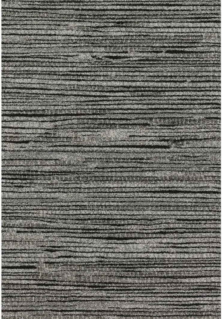 Emory EB02 Grey/Black 5'3" x 7'7" Rug