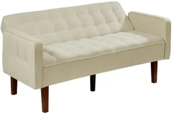 Adjustable Backrest 3-Person Sofa Comfortable Lounge Chair for Living Room & Study Room