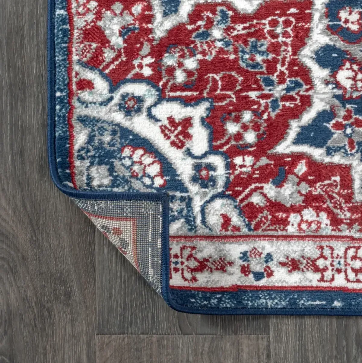 Modern Persian Vintage Moroccan Medallion Area Rug