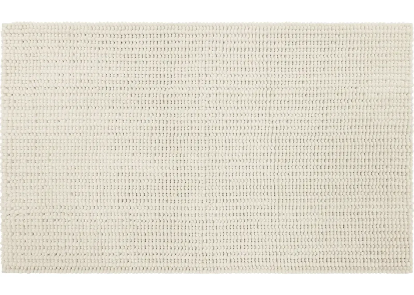 Homespun Noodle Parchment 2' x 5' Bath Mat