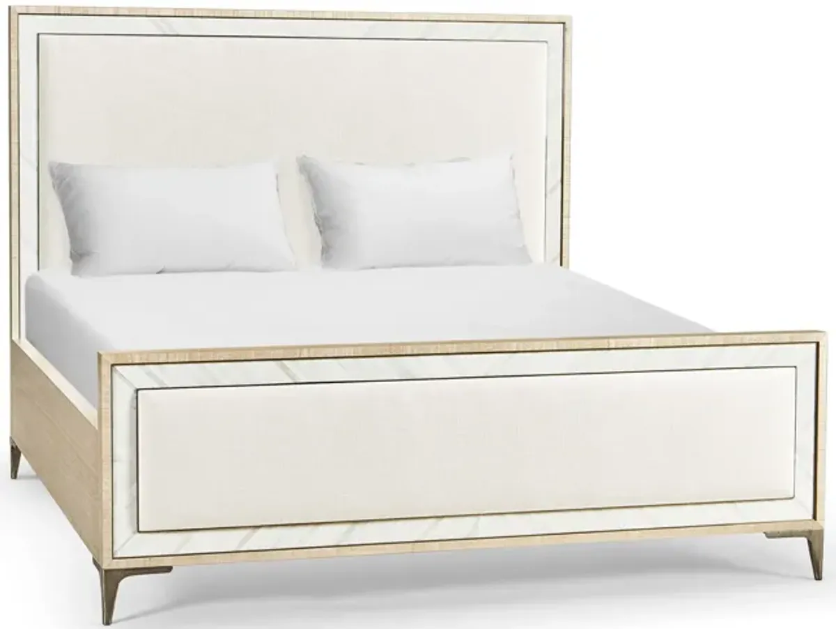 Tideline Bone & Linen King Upholstered Bed
