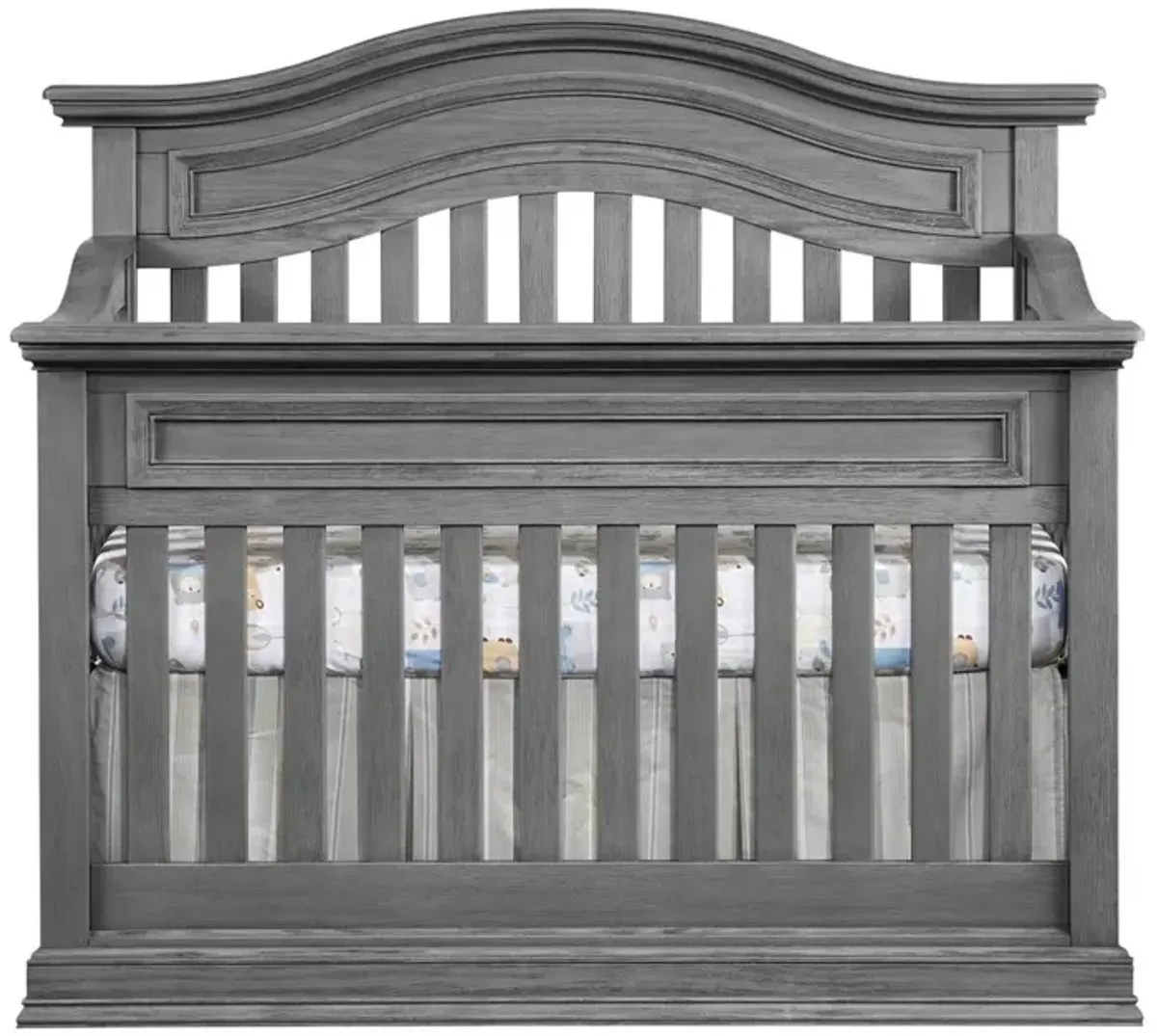 Oxford Baby Glenbrook 4 In 1 Convertible Crib Graphite Gray