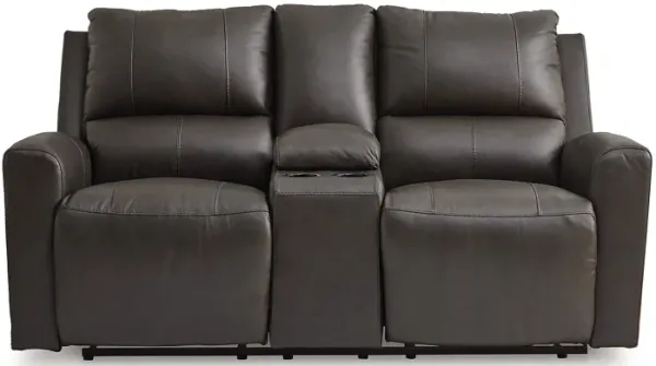 Boxmere Power Recline Loveseat W/Console