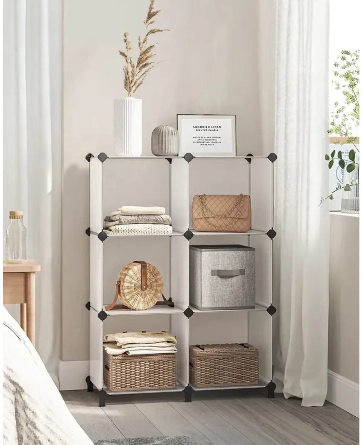 Storage Cube Organizer, DIY Closet Cabinet Chests Space-Saving