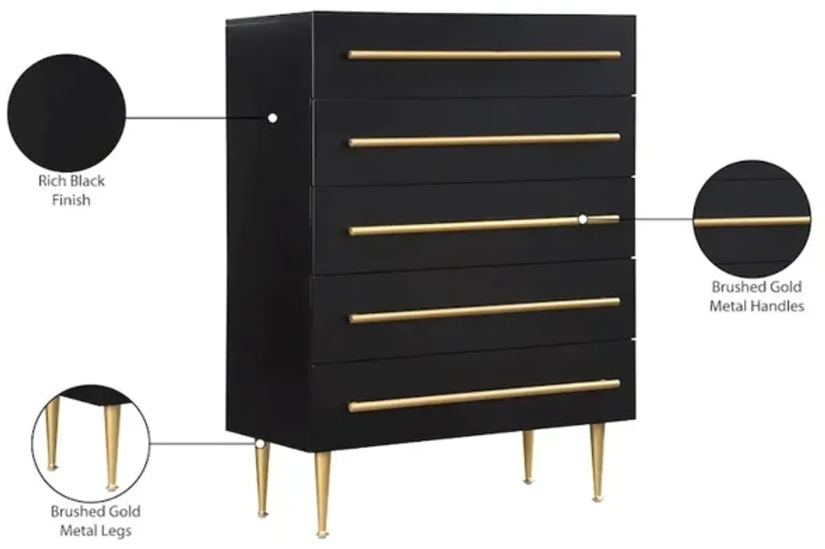 Meridian Furniture Marisol Black Chest