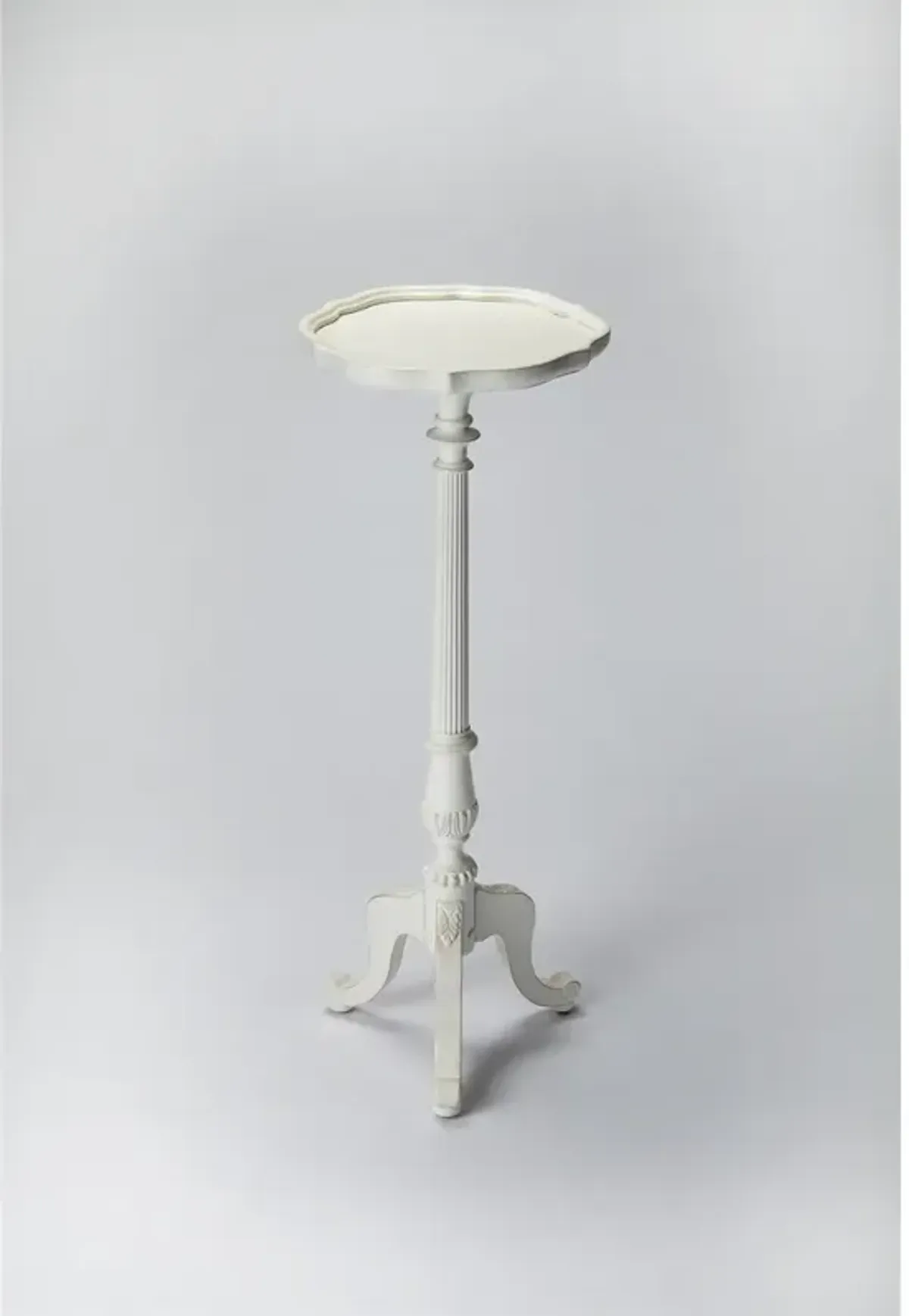 Cottage White Pedestal Plant Stand, Belen Kox