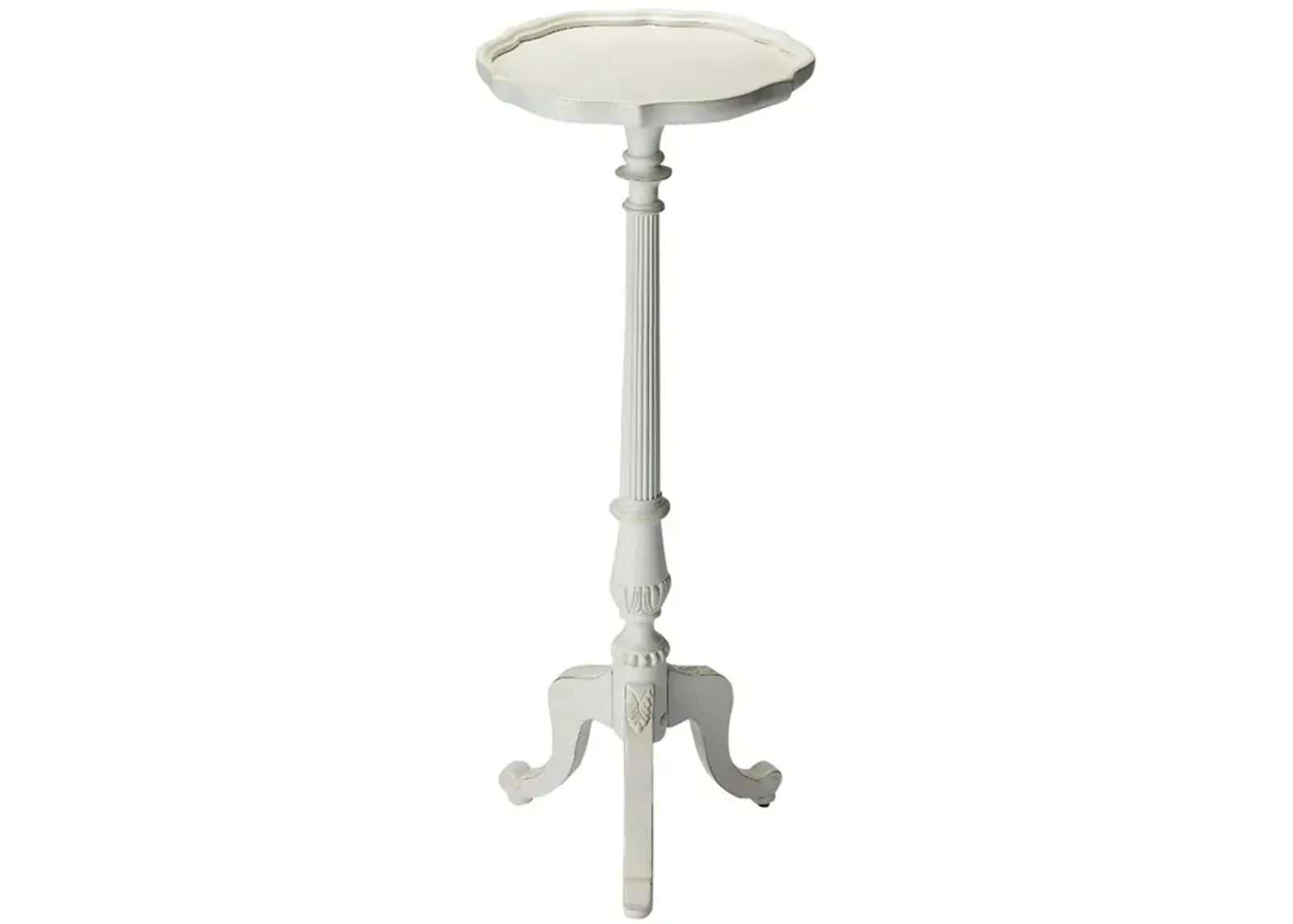 Cottage White Pedestal Plant Stand, Belen Kox