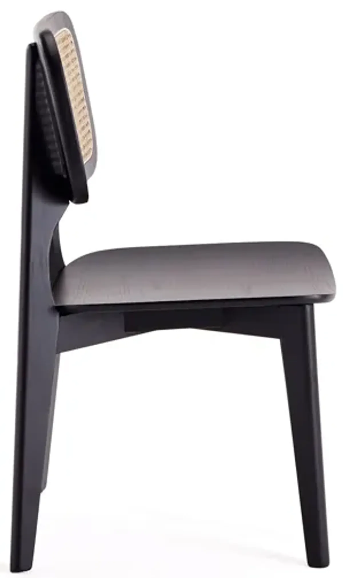 Versailles Black Square Dining Chairs (Set of 2)