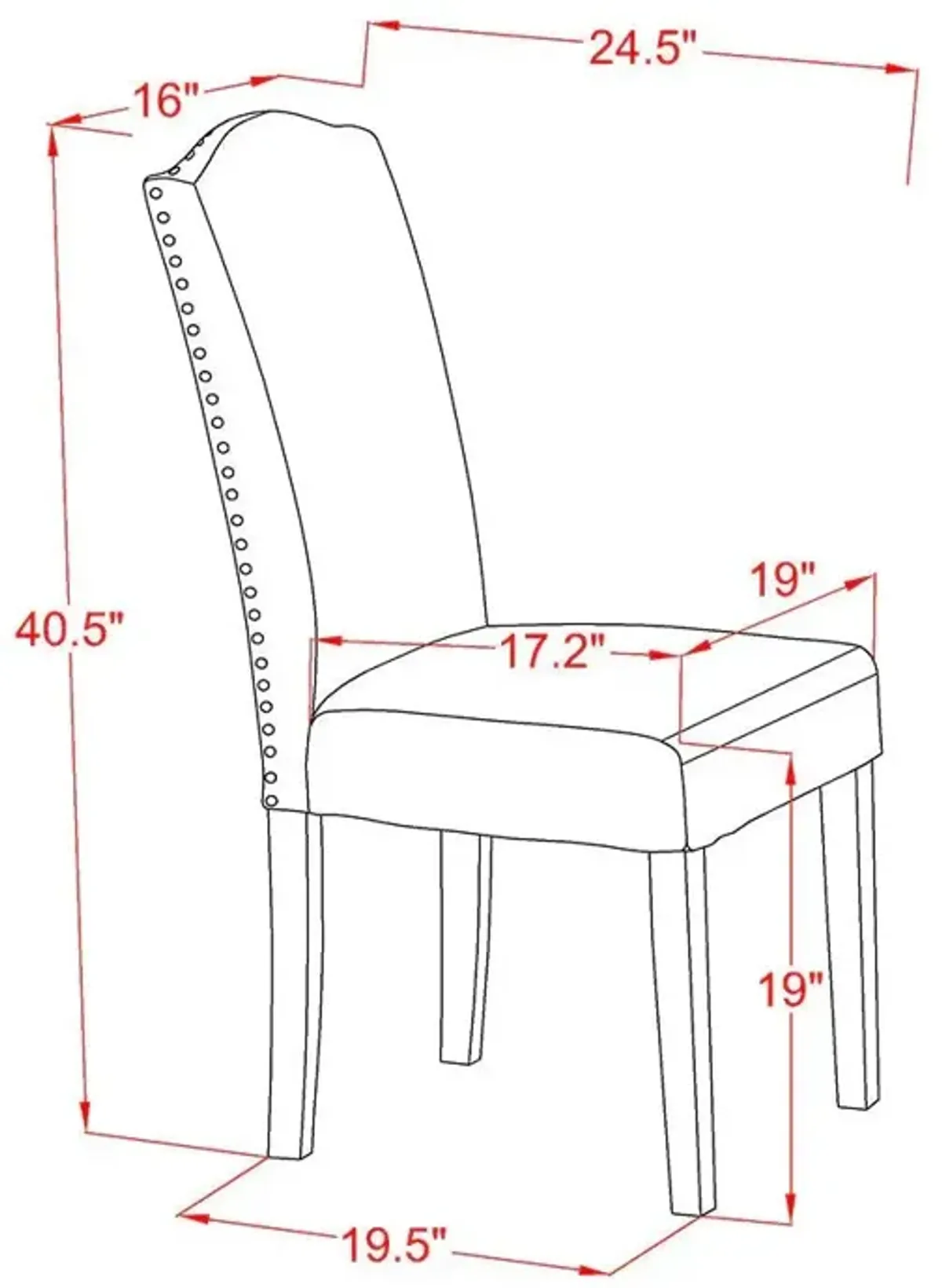 Dining Table- Parson Chairs