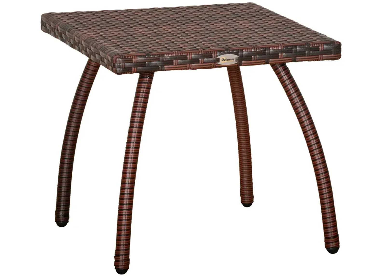 Outdoor Side Table: Wicker Patio Furniture with All-Weather Material