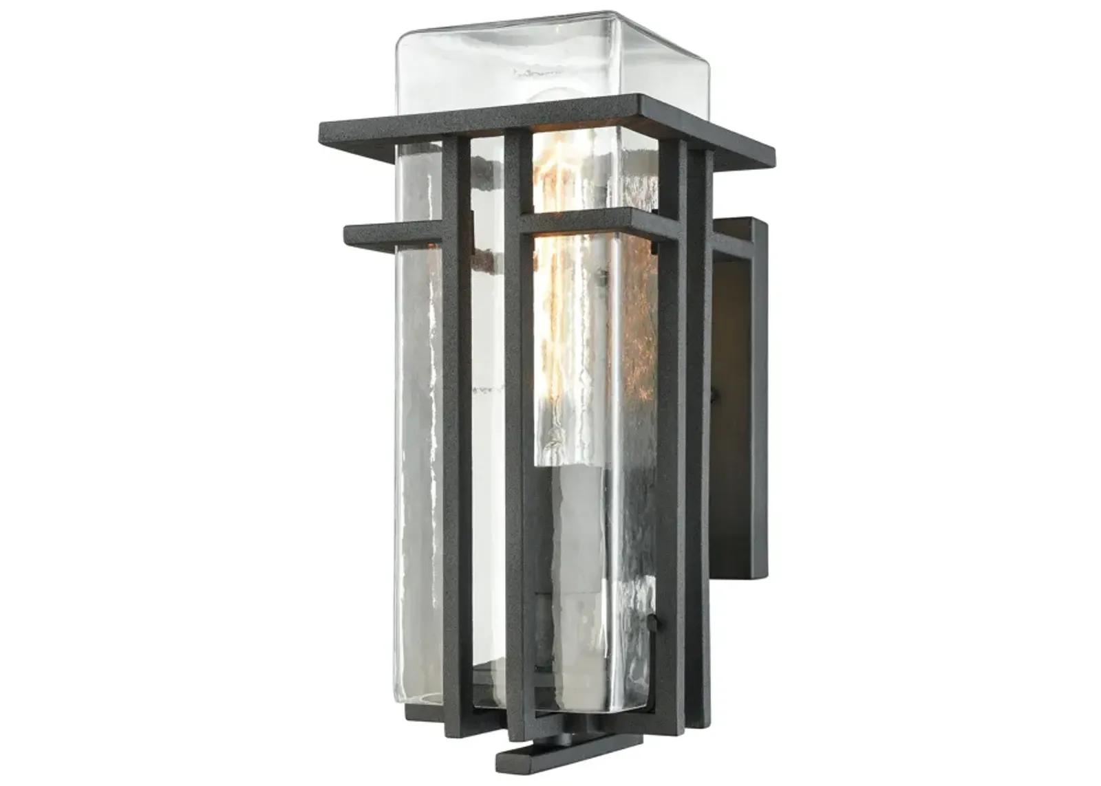 Croftwell 12'' High 1-Light Clear Outdoor Sconce