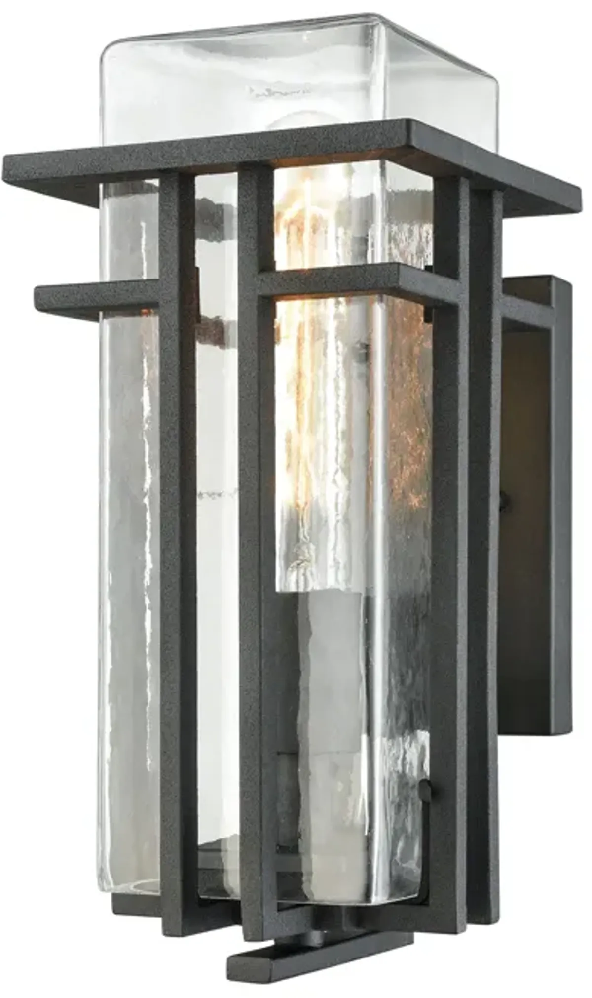 Croftwell 12'' High 1-Light Clear Outdoor Sconce