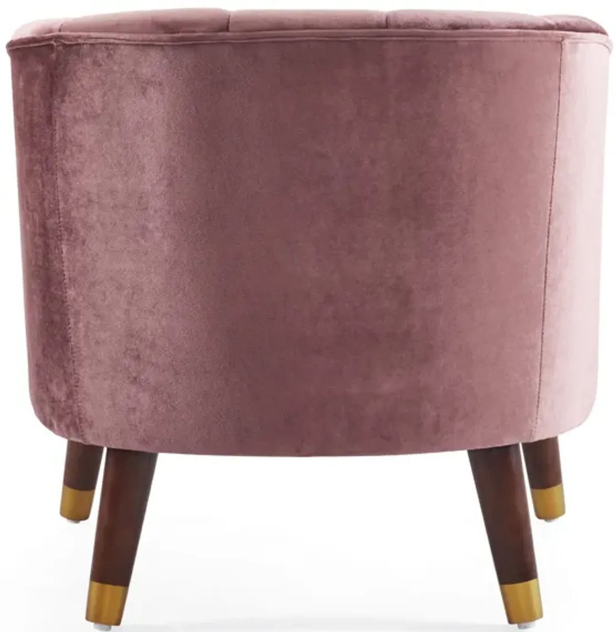 Merax Velvet Barrel Accent Chair