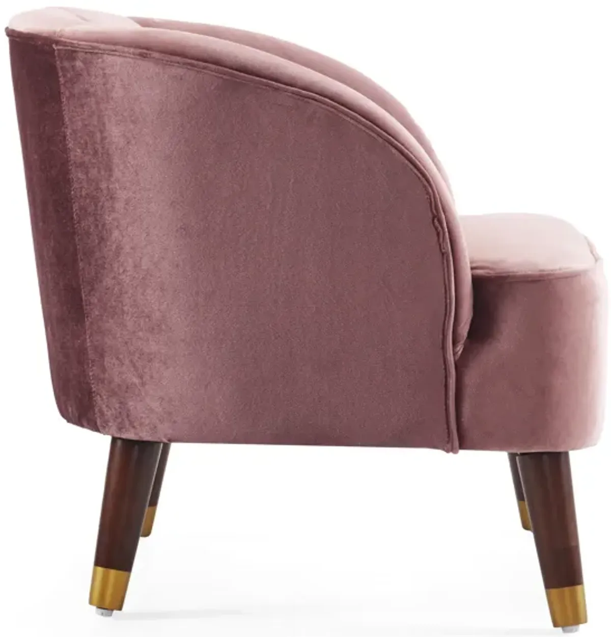 Merax Velvet Barrel Accent Chair