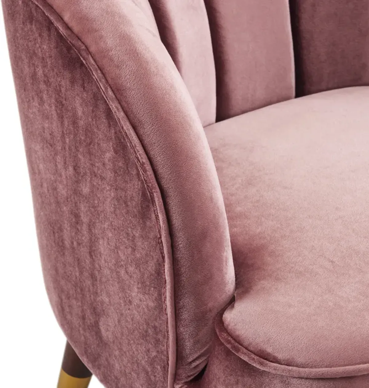 Merax Velvet Barrel Accent Chair