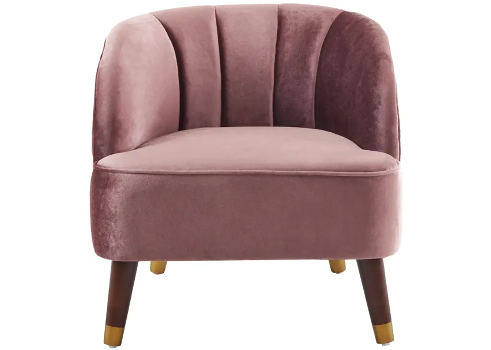 Merax Velvet Barrel Accent Chair