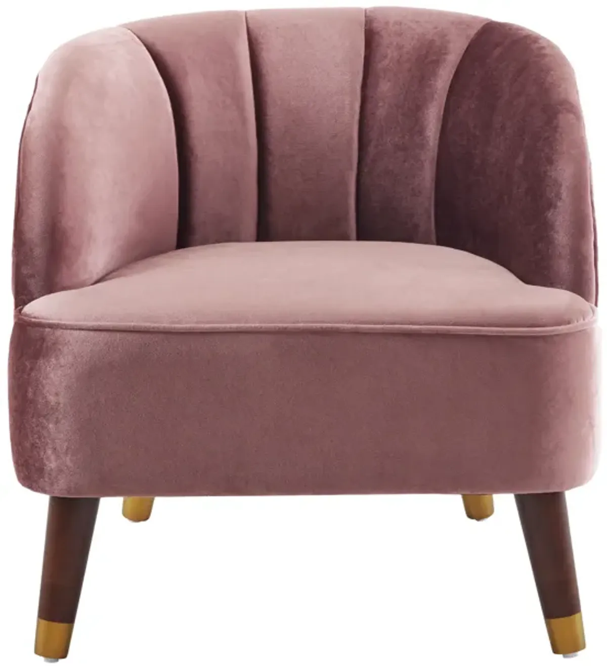 Merax Velvet Barrel Accent Chair