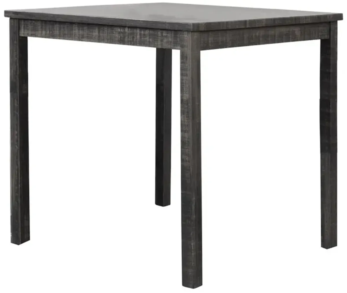 Vitaliya 36" Black Charcoal Square Counter Height Table