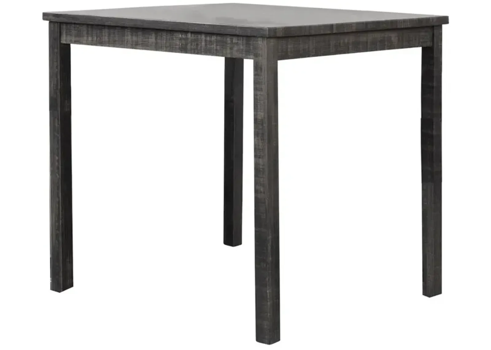 Vitaliya 36" Black Charcoal Square Counter Height Table