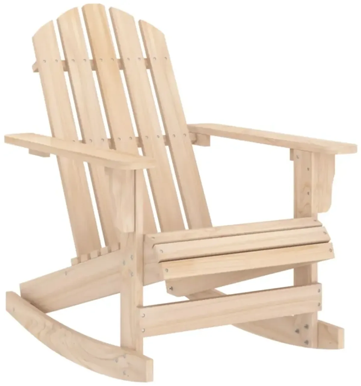 vidaXL Patio Adirondack Rocking Chair Solid Fir Wood