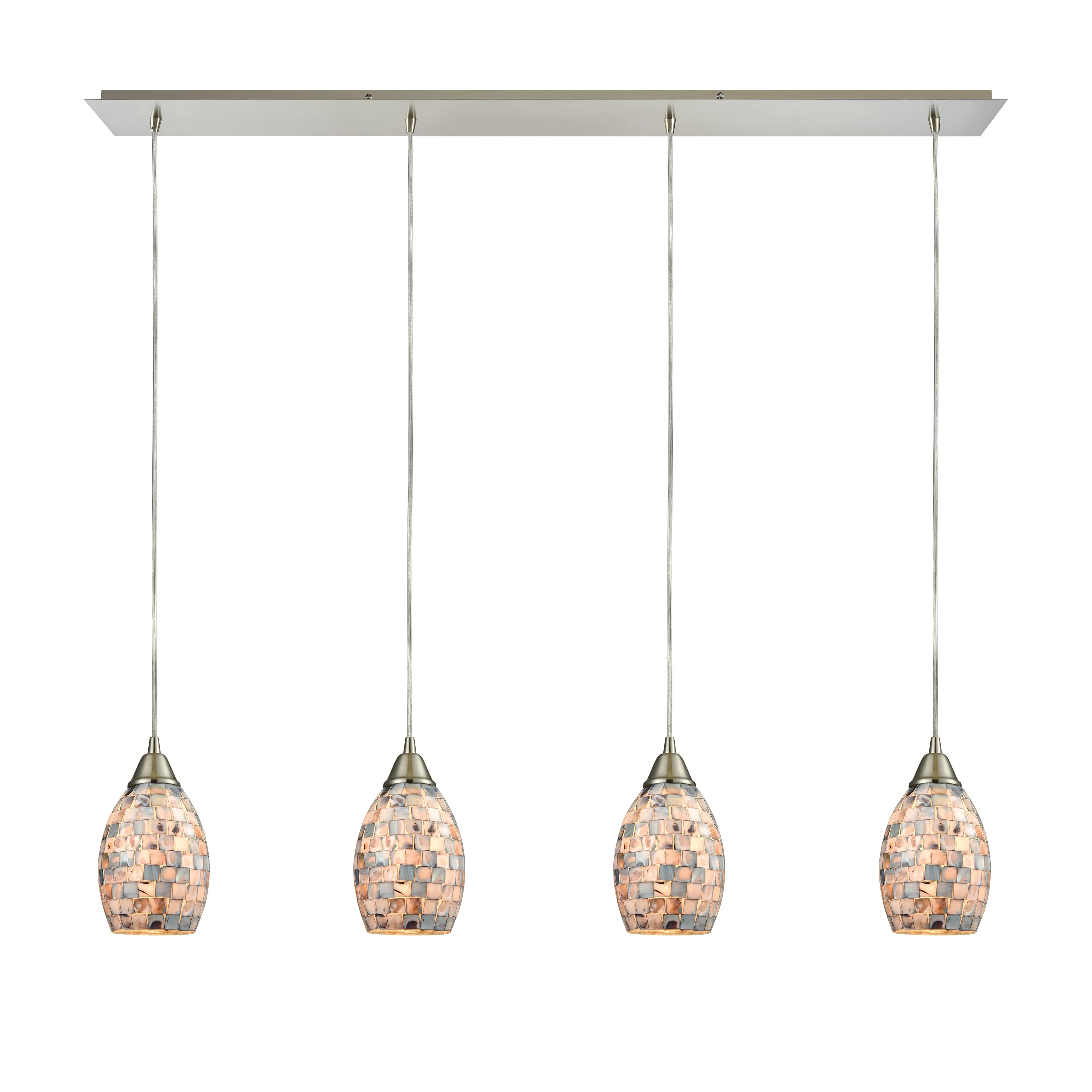 Capri 46" Wide 4-Light Mini Pendant